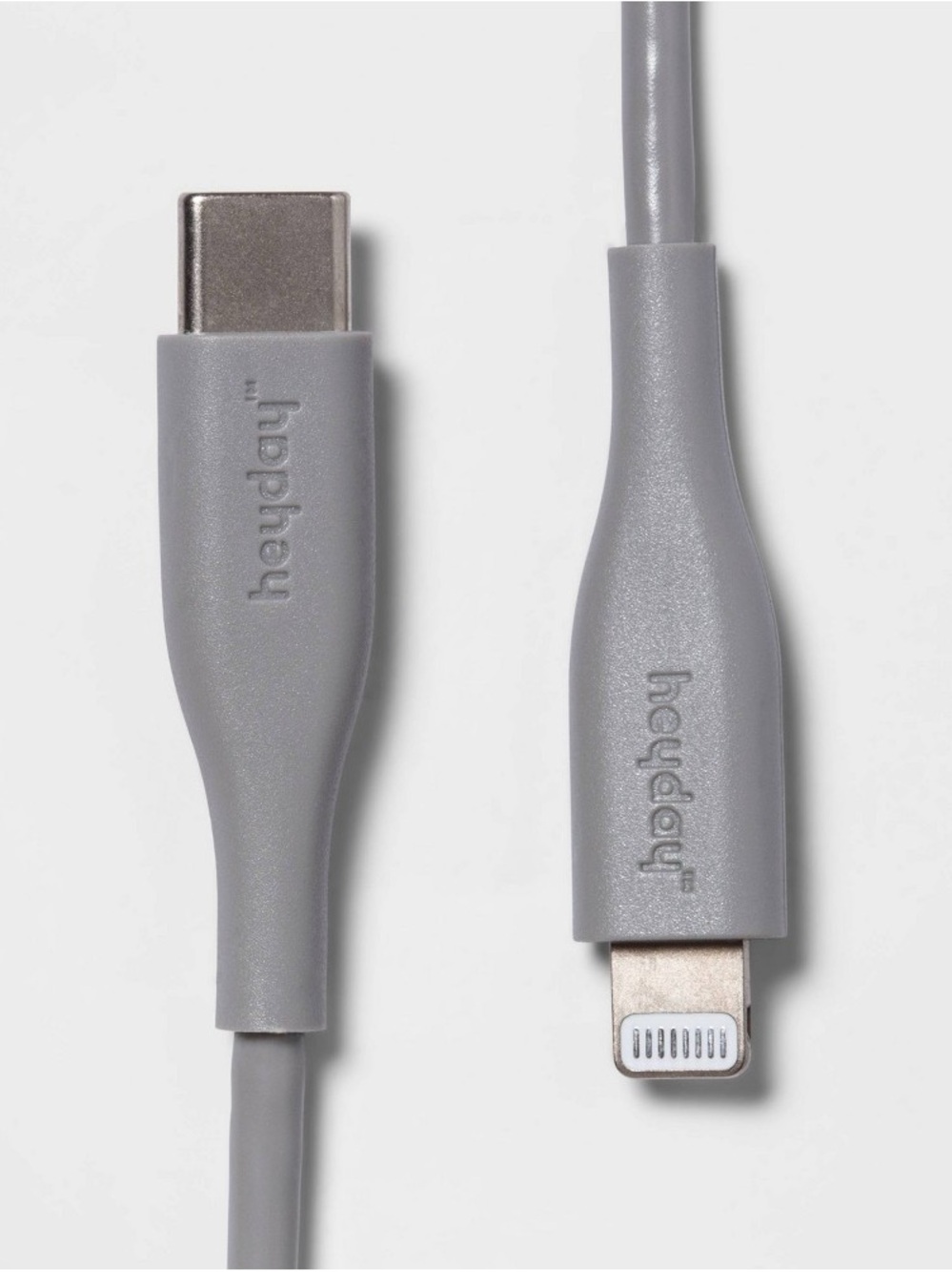 Bundle of 2 Fast Charging Cables - NWT 3' Lightning to USB-C Round